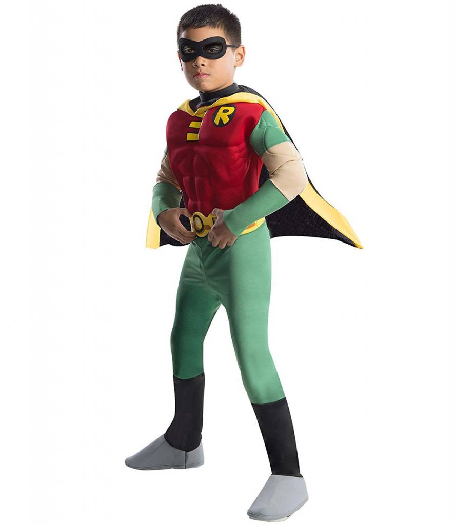 Robin Teen Titan Muscle Chest Deluxe Costume