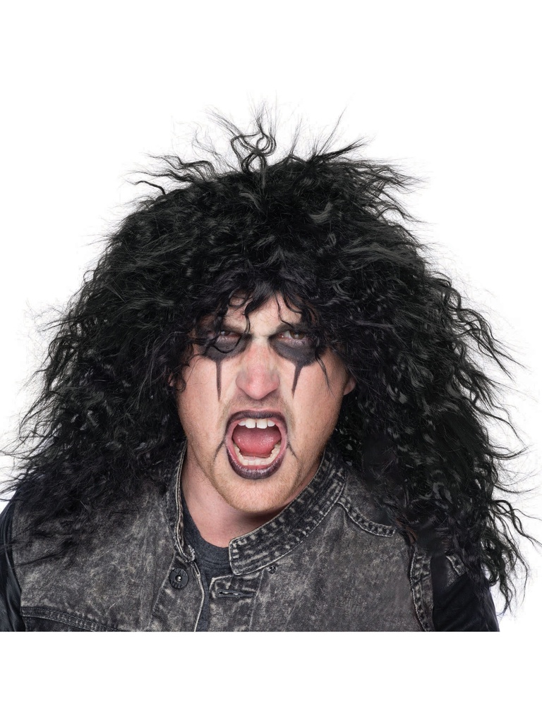 Rock Star Black (Unisex) Wig