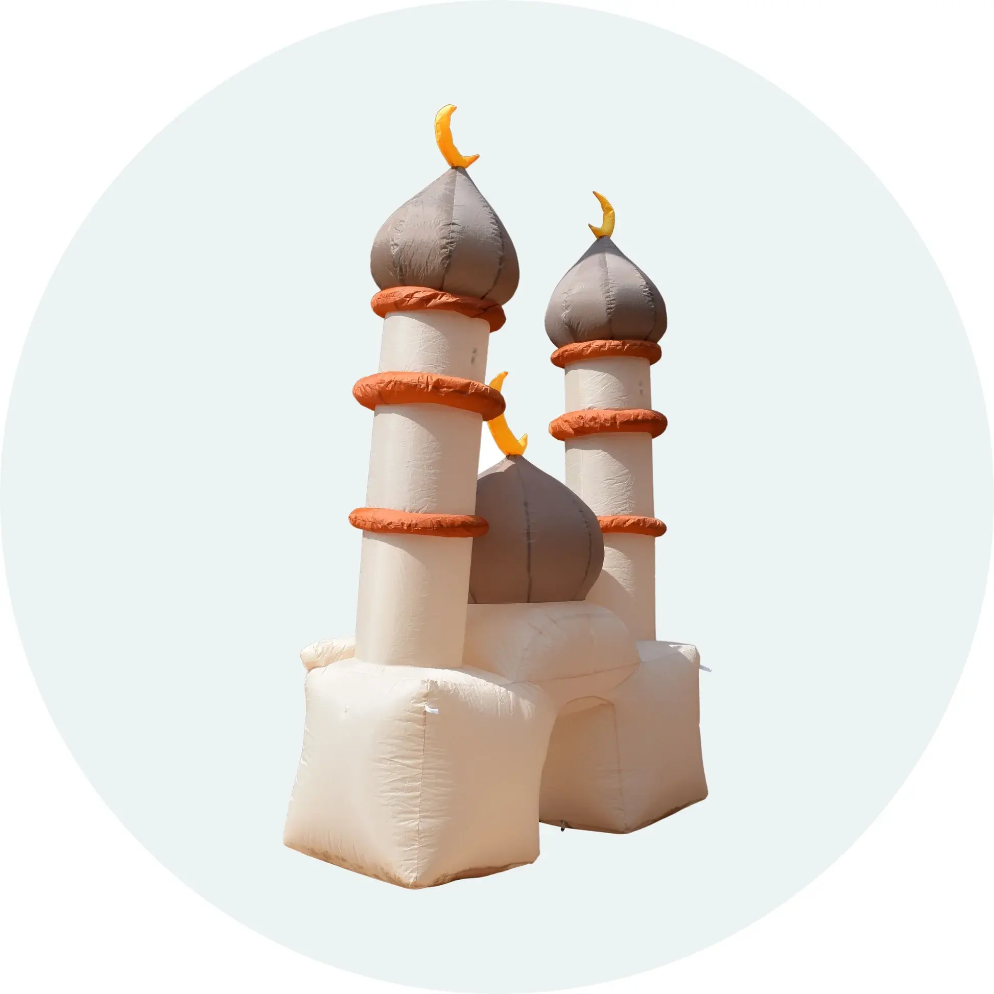 مجسم المسجد البني الملكي القابل للنفخ لرمضان