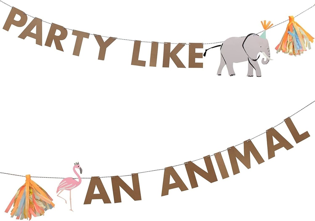 Safari Animals Large Garland
