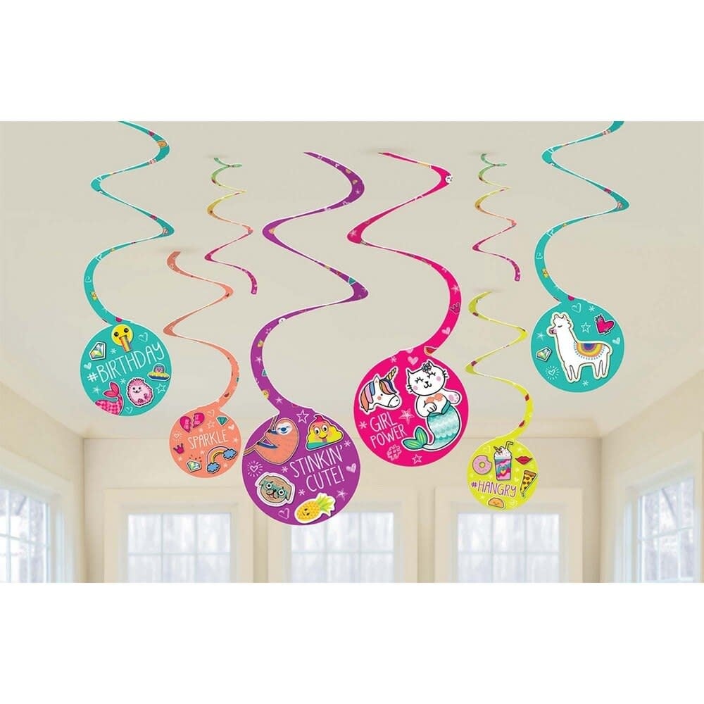Selfie Celebration -- spiral decoration