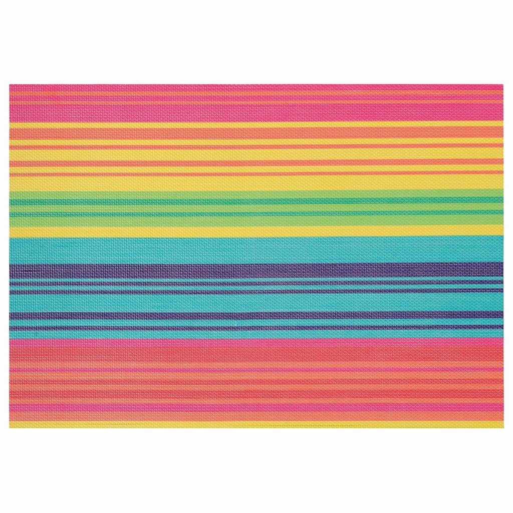 Serape Stripe Placemat 6/pk Mexican Fiesta