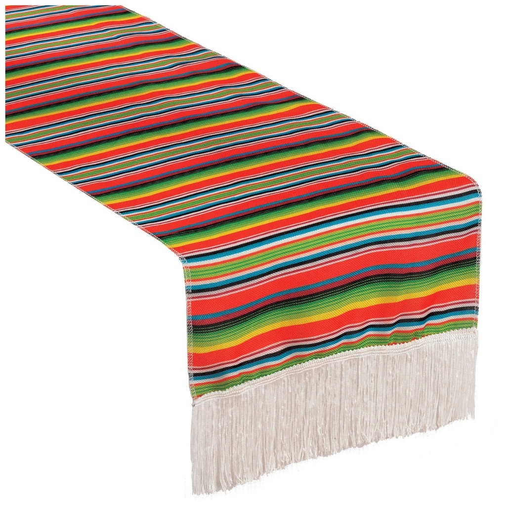 Serape Stripe Table Runner Mexican Fiesta