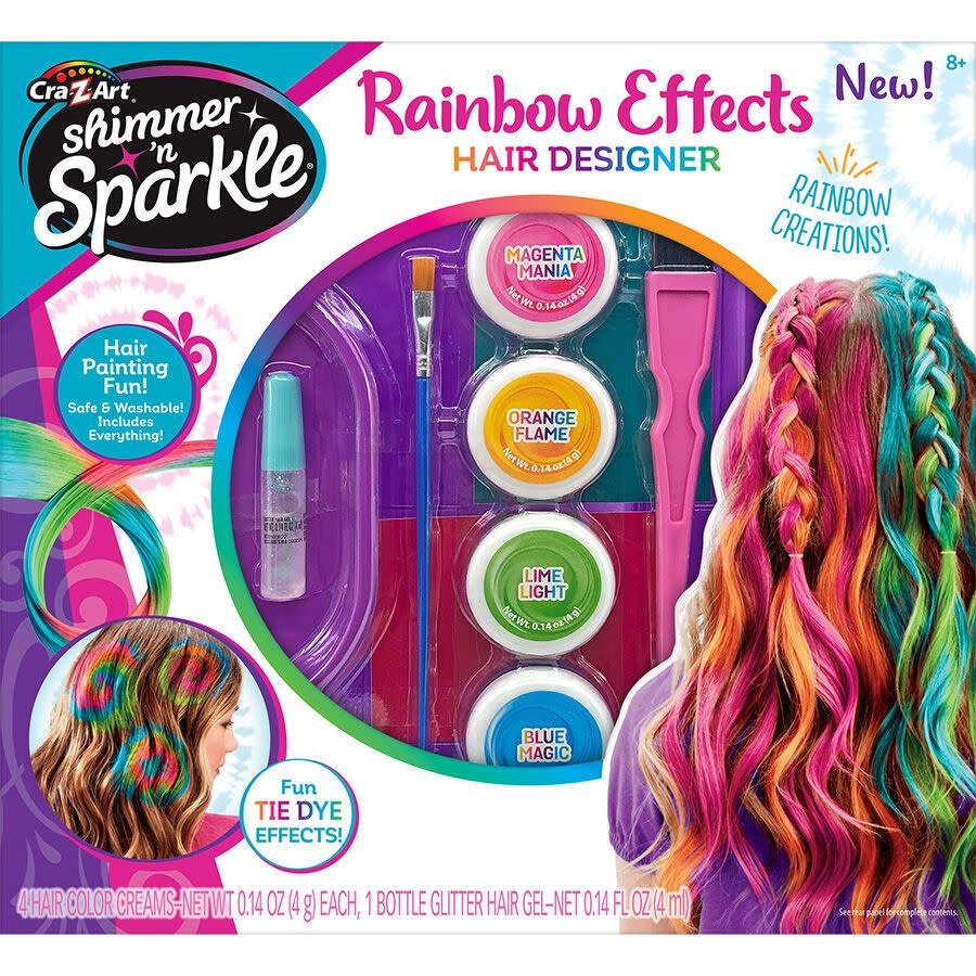 Shimmer N Sparkle Rainbow Effect Hair Designer Doll Accessories