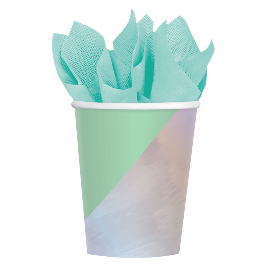 Shimmering Party Paper Cups, 12 oz. - Hot-Stamped