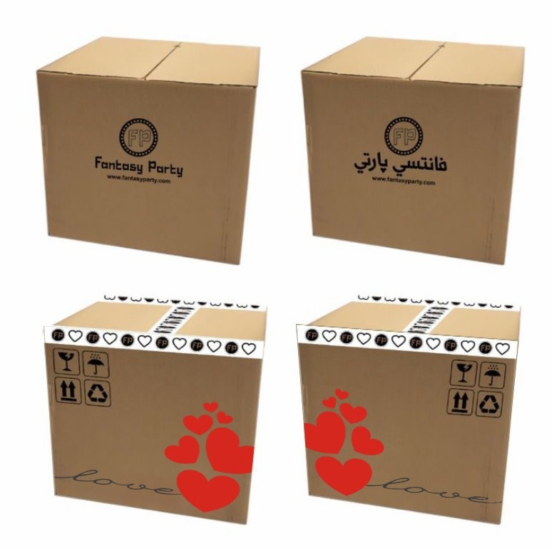 Shipping Box 47x47x47 cm - Love Valentine