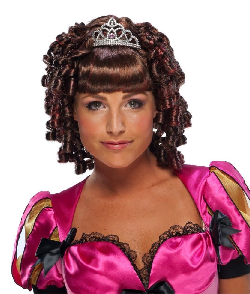 Short/Adult Wig - Princess Vinyl Brown-Red