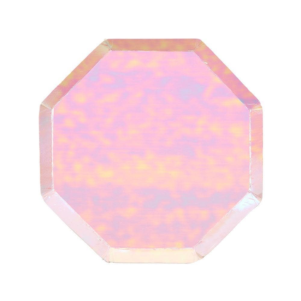 Side Plates (8.25 x 8.25) Inches 8/pk-Iridescent