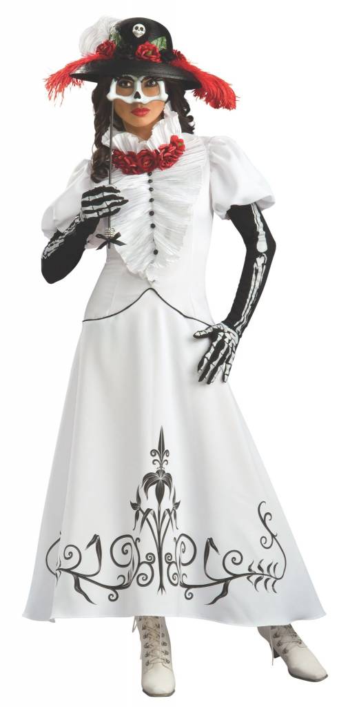 Skeleton Bride M/Adult Scary & Villains