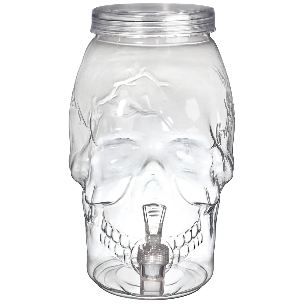 Skull Plastic Drink Dispenser Halloween