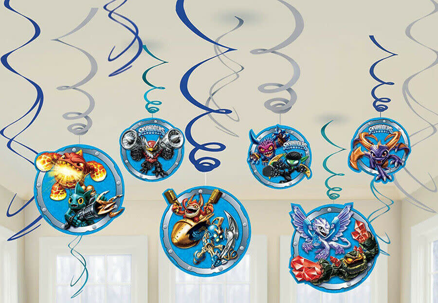Skylanders - Swirl Decorations