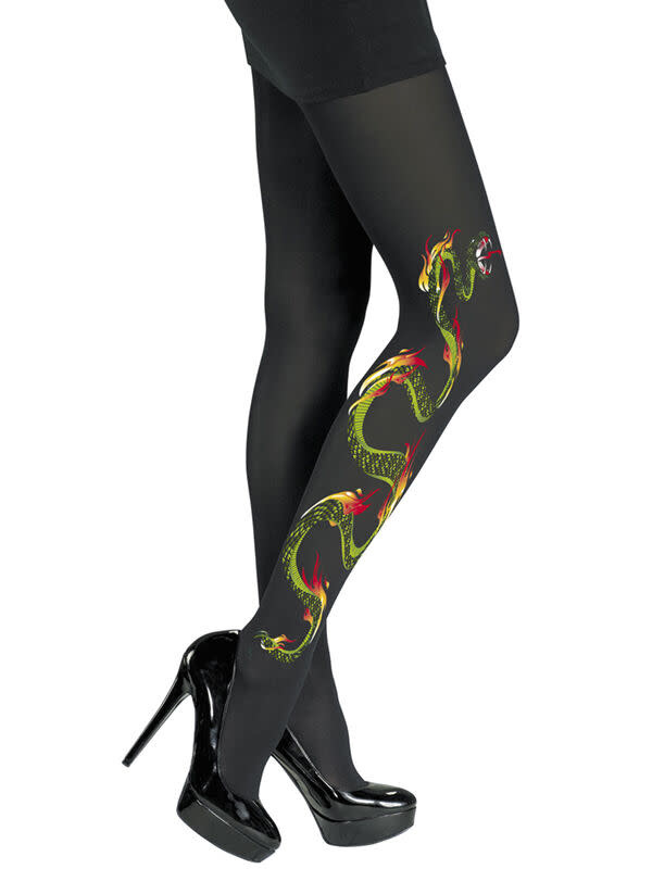 Snake Black Nylons