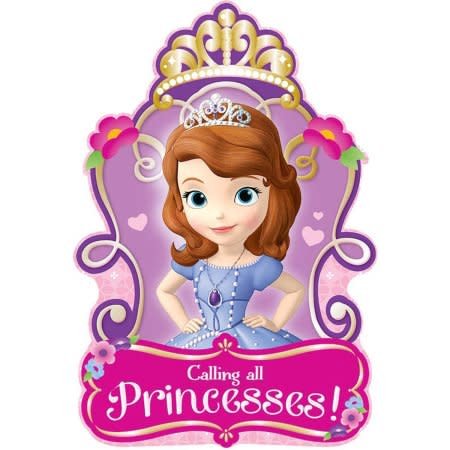 Sofia The First - Invitations