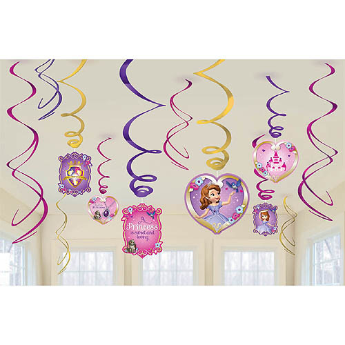 Sofia The First - Swirl Decorations