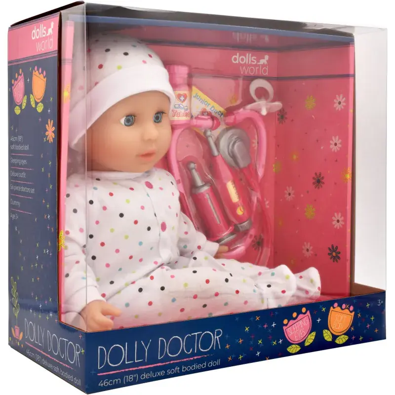 Soft Bodied Doll With Vinyl Limbs-46Cm (18 Inches) Doll Accessories