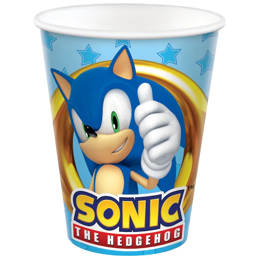 Sonic Paper Cup, 9 oz. 8/pk