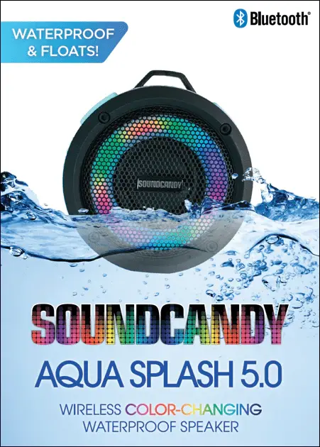 SoundCandy Aqua Splash 5.0 Waterproof Floating Speaker