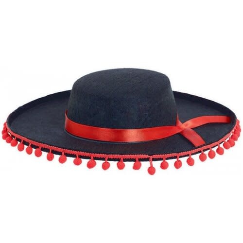 Spanish  Fabric w/ Ball Fringe Essentials  Hats