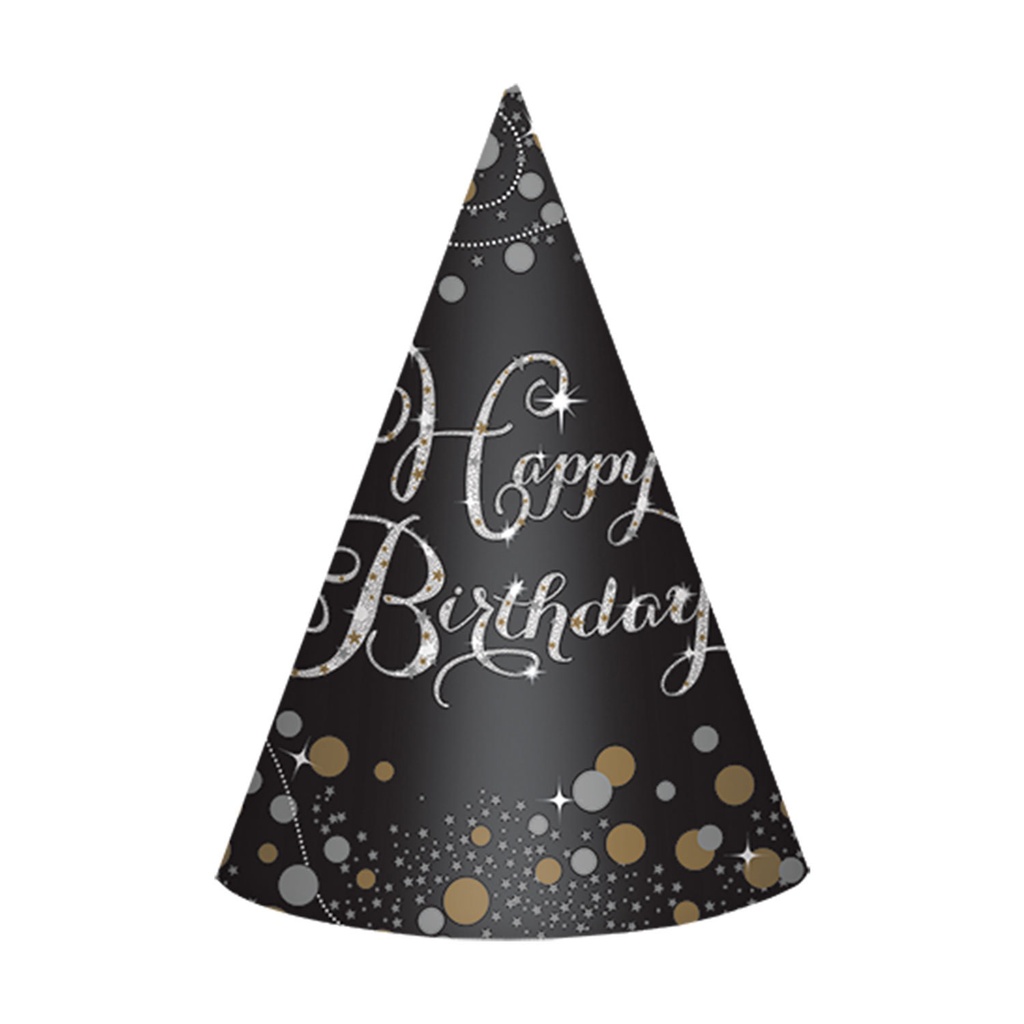 Sparkle Celebrartion - Cone  8/pk Essentials  Hats