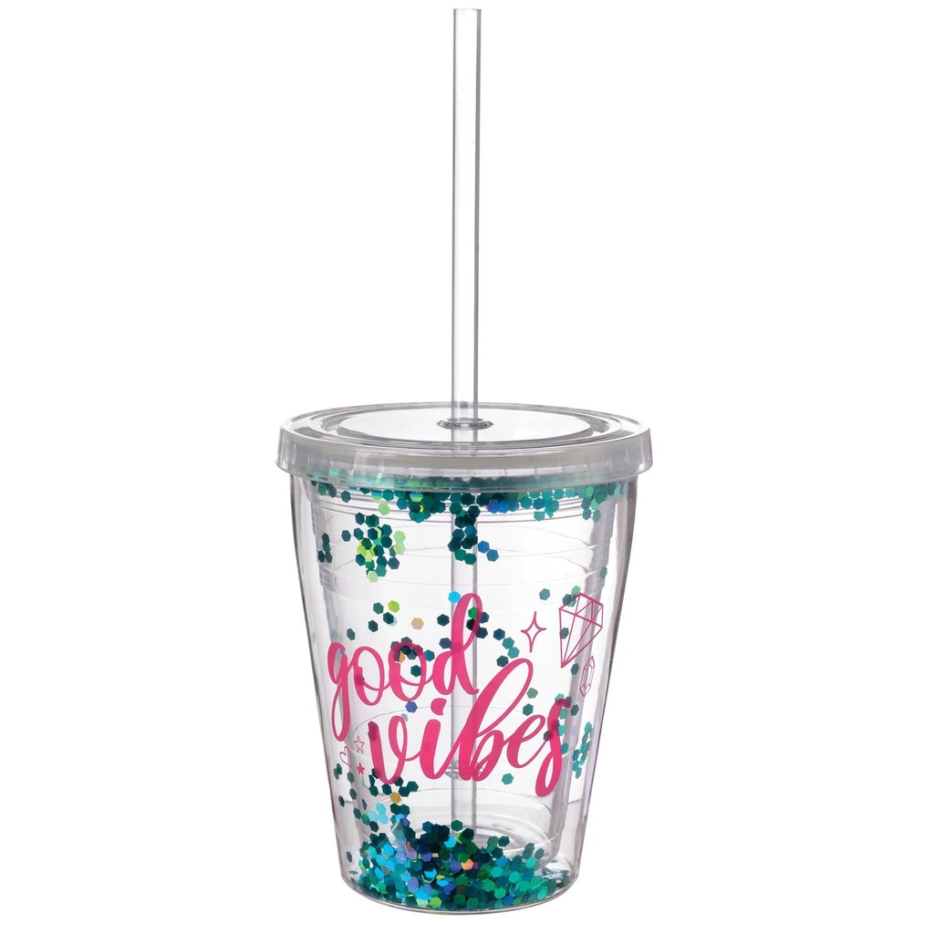 Sparkle Confetti Tumbler, 12 oz.