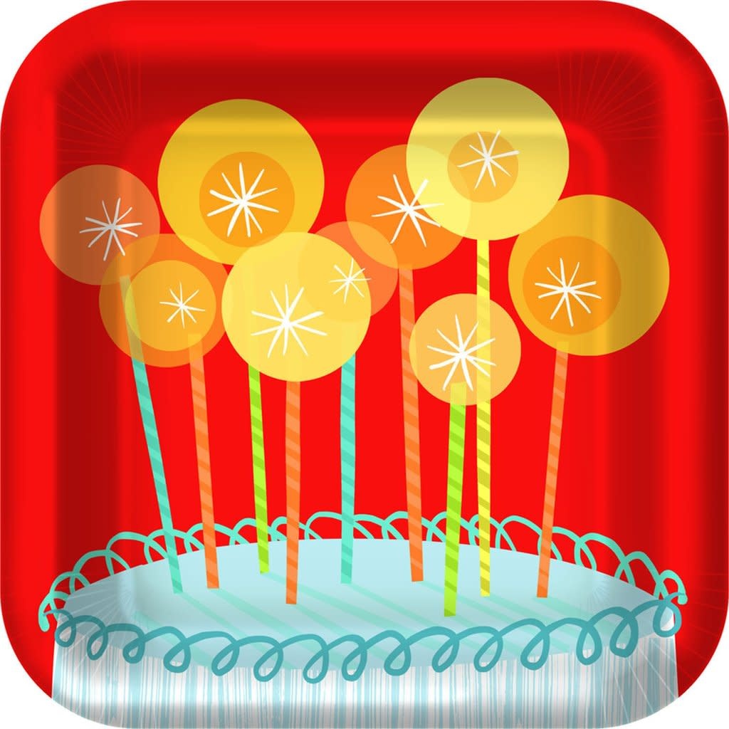 Sparkling Candles-Dinner Plates