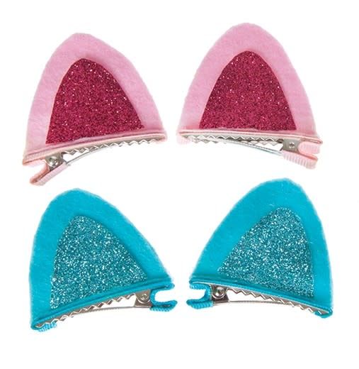 Sparkly Kitty Clips Hair Accessories