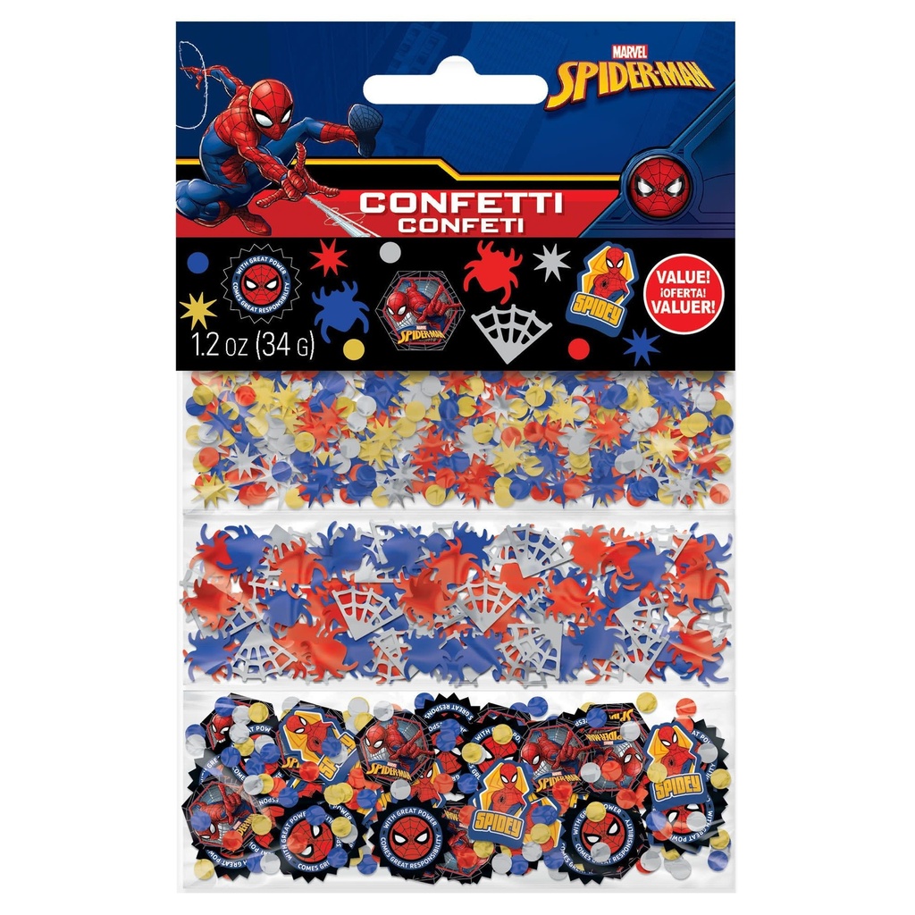 Spider-Man Webbed Wonder Value Confetti Popper Streamer
