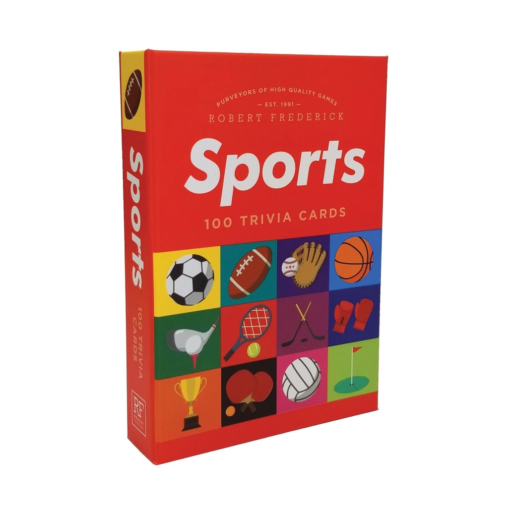 Sports - 100pc Trivia Quiz Decks Games & Puzzles
