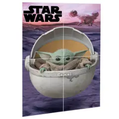 The Mandalorian - The Child Scene Setter Wall Decorating Kit (59x 65) Inches