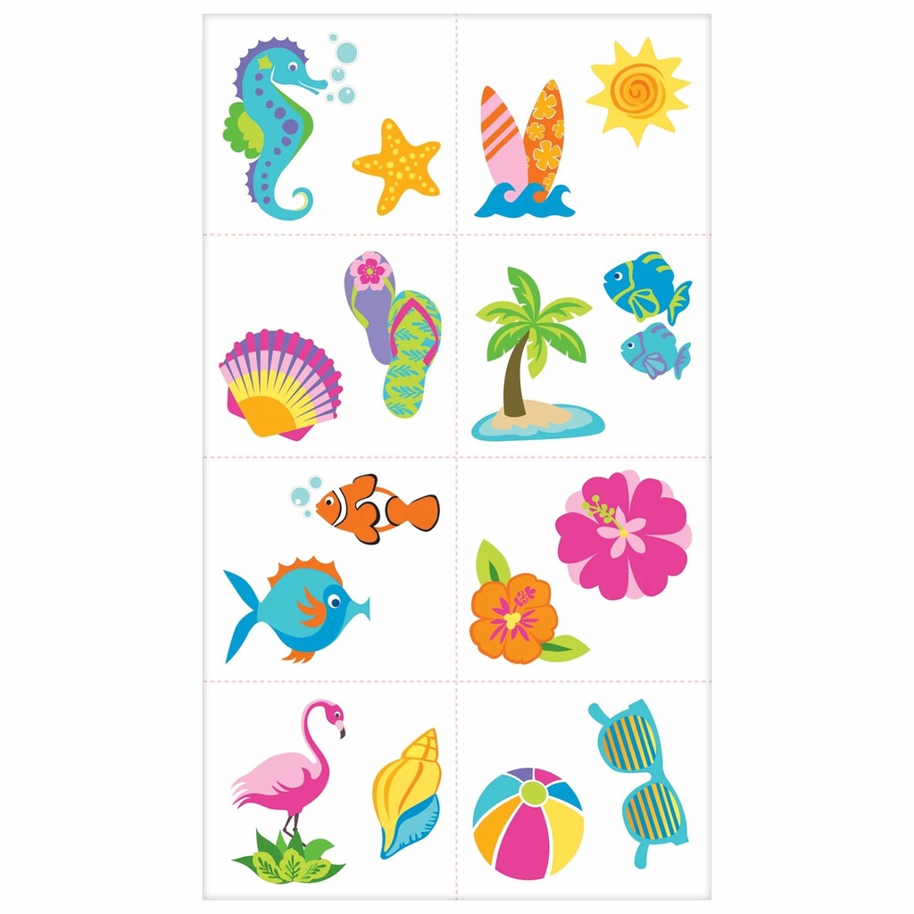 Summer Tattoos Stickers & Tattoos