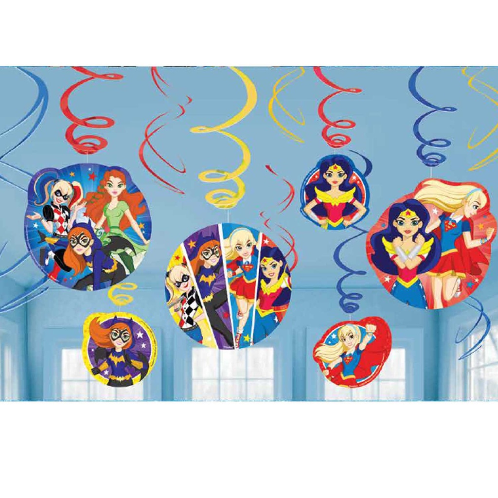 Superhero Girl - Swirl Deco Vl Pk