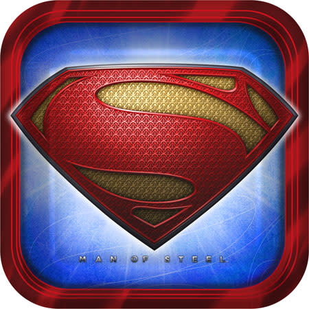 Superman-9 Inch Square Plates 8/pk