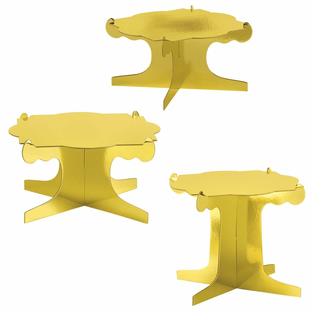 Sweets & Treats Display Risers, Gold Foil