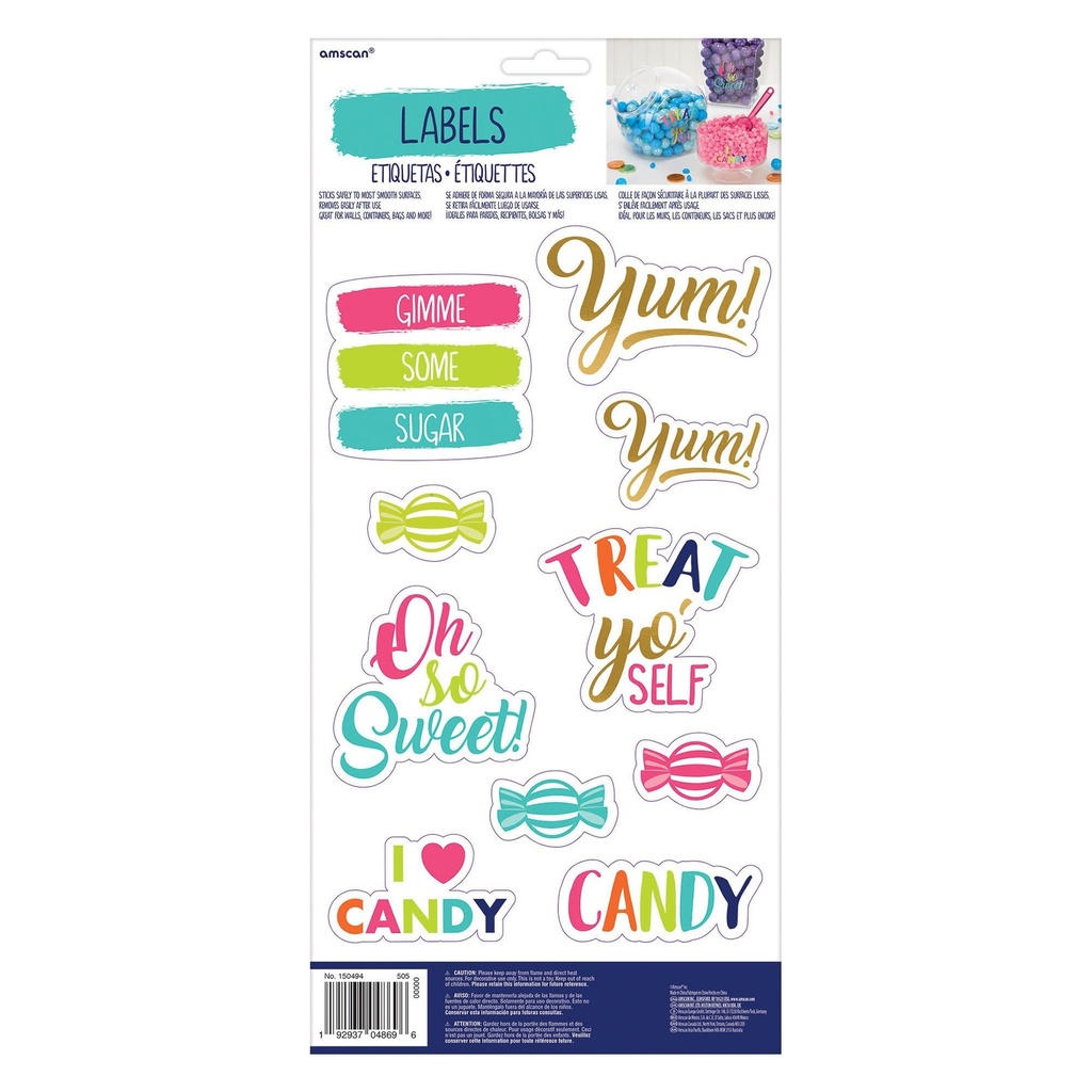 Sweets & Treats Labels Candy & Sweets