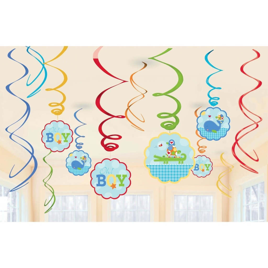 Swirl Deco - Ahoy Baby Boy