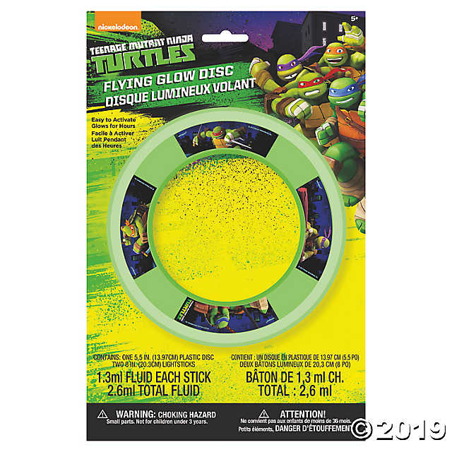 TMNT Ninja Turtles -  Flying Disk Glow Party Accessories