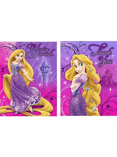 Tangled Sparkle - Inv & Thank You