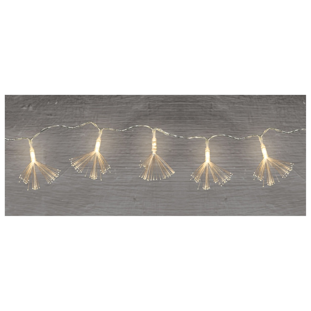 حبل أضواء ليد بشرابة يعمل بالبطارية