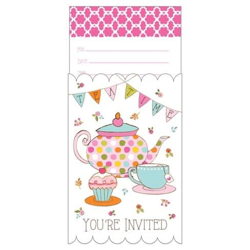 Tea Time - Invitations Pop Up