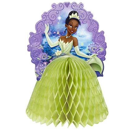 قطعة زينة وسط الطاولة الأميرة والضفدع