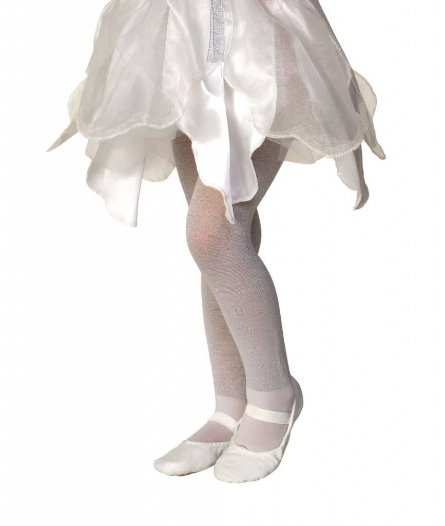 Tights - Sparkle White Child