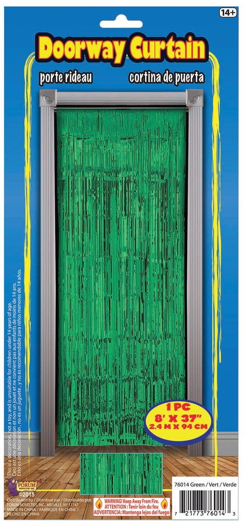Tinsel Curtain (2.4X0.94) M-Green