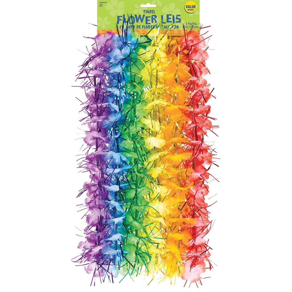 Tinsel Flower Lei Hawaiian/Tropical