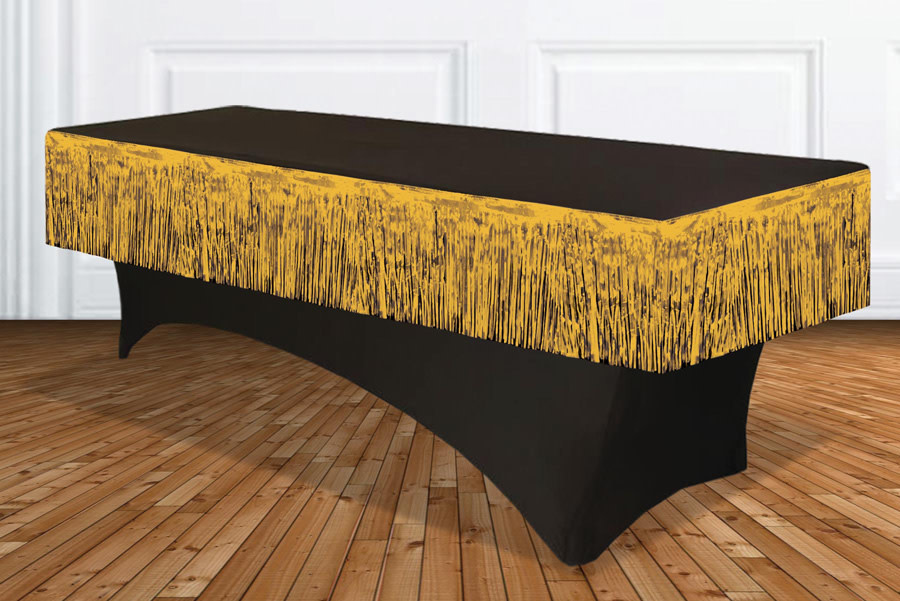 Tinsel Fringe Garland-Gold