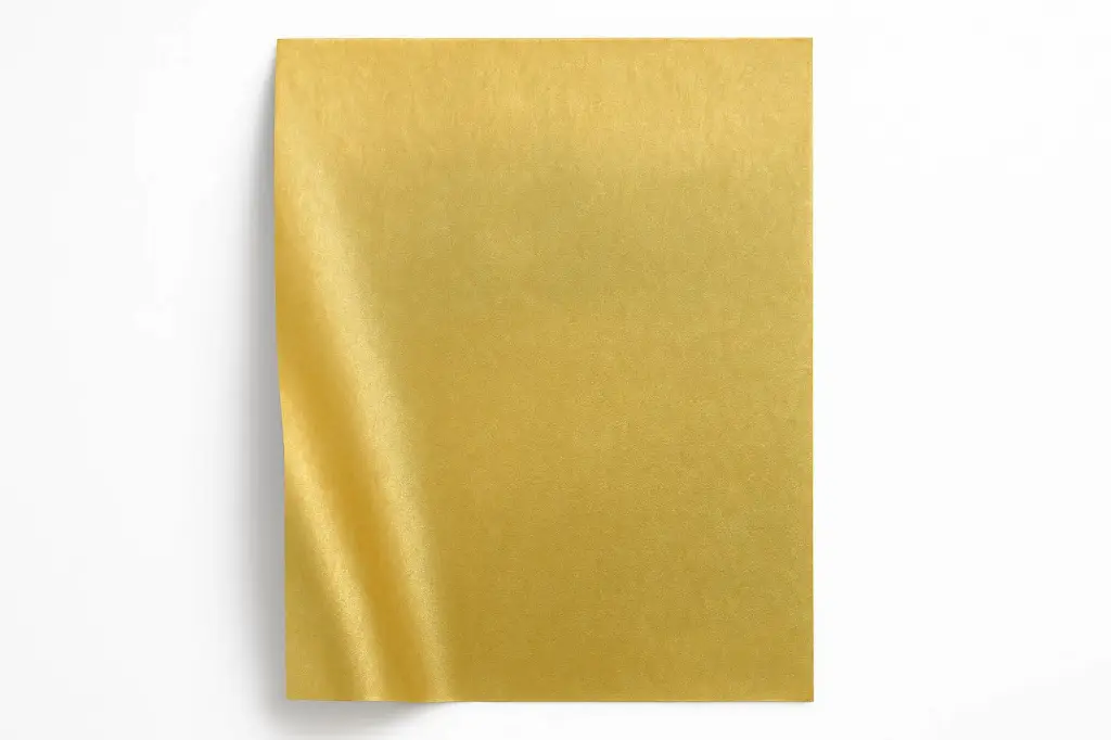 Tissue Paper Pearlessence (two-sided) 20”x30” soft fold-Sun gold 20/pk