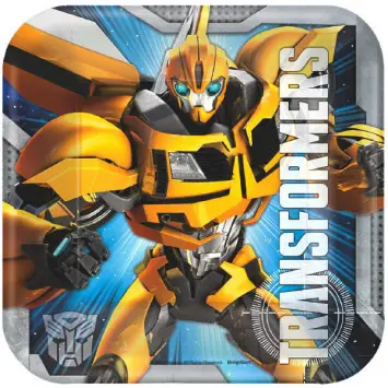 Transformers - Square Plates 7"