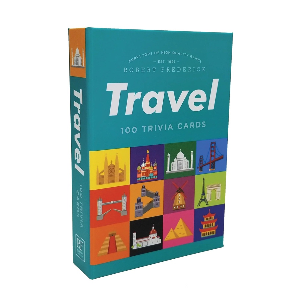 Travel - 100pc Trivia Quiz Decks Games & Puzzles