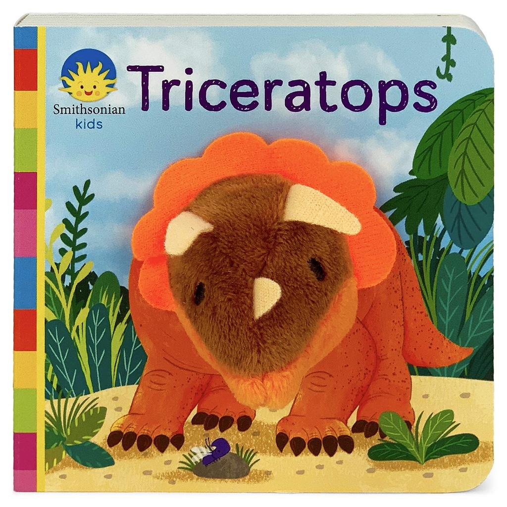 Triceratops Puppet Book Books