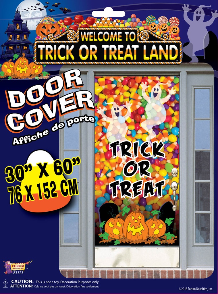 Trick/Treat Land-Door Cover Halloween