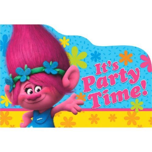 Trolls - Postcard Invites